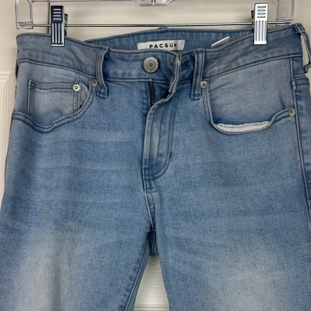 PacSun Light Blue Men’s Skinny Jeans - Picture 6 of 11